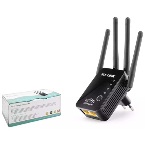 Pix-Link LV-WR16 300MBPS Kablosuz-N Menzil Artırıcı Acces Point Router