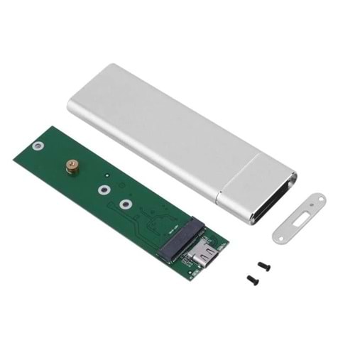 Novalink M.2 Sata SSD Ngff To Type C USB 3.0 B-Key Mini Çevirici Adaptör Harici Harddisk Kutusu