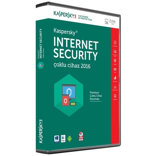 Kaspersky Internet Security 2 Kul. 1 yıl