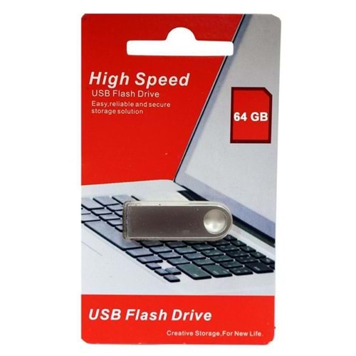 Elba 64GB Usb 2.0 Metal Usb Flash Bellek
