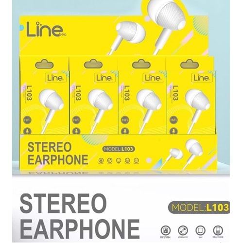 LineBea L103 Renkli Mikrofonlu Kablolu Kulaklık