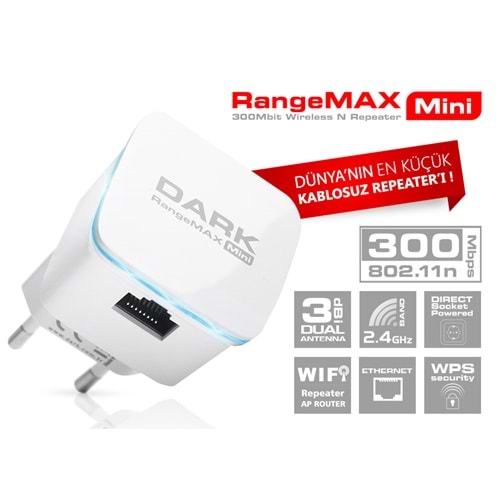 Dark RangeMAX WRT360 300 Mbps Wifi Güçlendirici