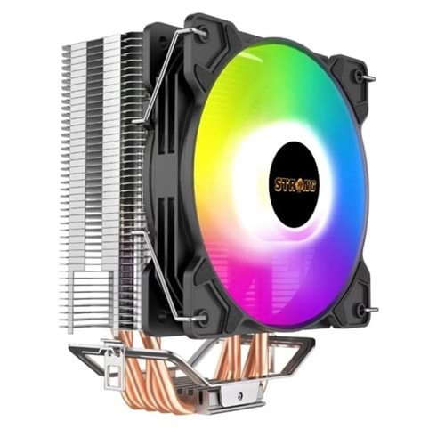 Alfanet 12cm Rainbow 4 Bakır Borulu 135w 4 Pin İntel/Amd Kule Tipi işlemci Cpu Fan