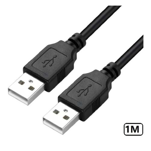 1mt. Çift Taraflı (Erkek/Erkek) Usb Kablo