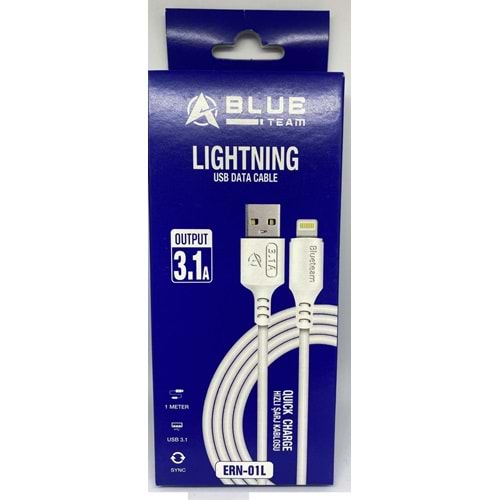 BlueTeam Lightning 3.1A Hızlı Şarj Kablosu