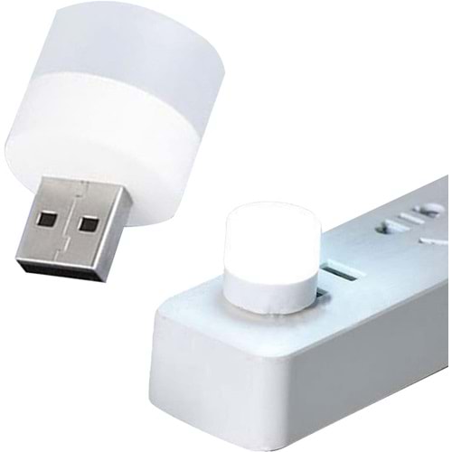 Usb Led Küçük Beyaz Işık Lamba