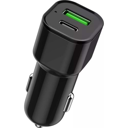 Torima 38W Type-C - Usb Port 2 Giriş Pd Araç Şarj Cihazı