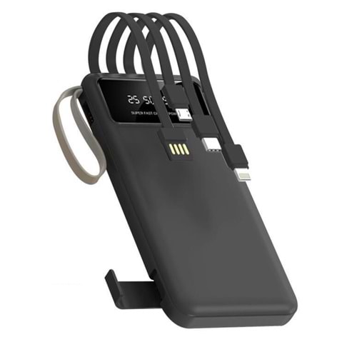 Torima 10.000 Mah Hızlı Şarj Özellikli Dijital Göstergeli 4 Çıkışlı Powerbank