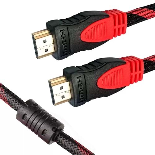 Oem 20mt. Altın Uçlu Örgülü Filtreli Gold 4k Hdmı Kablo