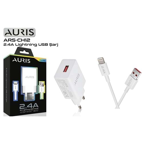 Auris ARS-CH12 12W 2.4A İphone Ev Şarj Aleti