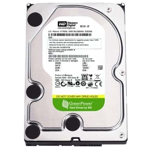 Western Digital Green SATA3.0 64MB 5400RPM 7/24 3.5