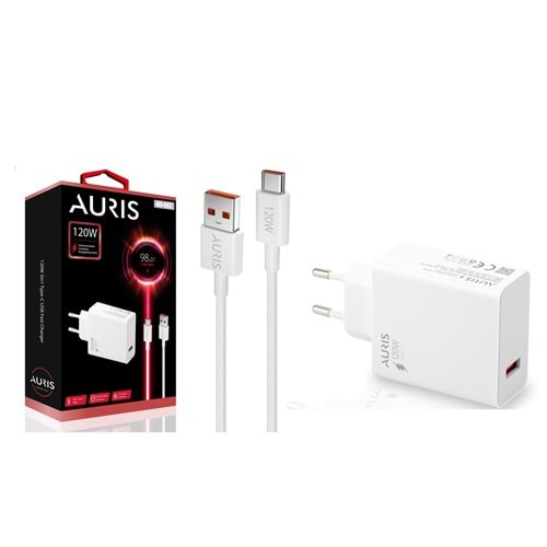 Auris CH37 120W Type-c Saliseli Turbo Şarj Aleti