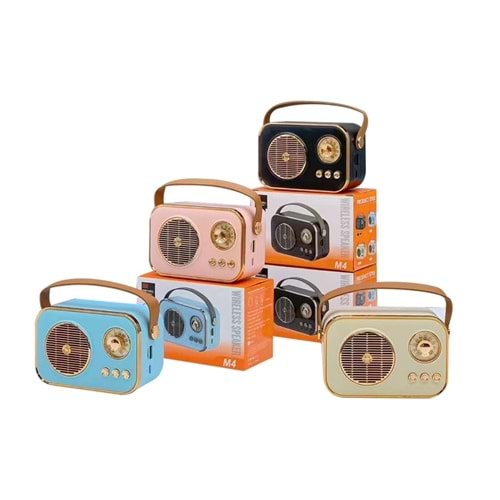 PL-4641 Bluetooth, Sd, USB Girişli Bluetooth Destekli Type-C Speaker Hoparlör