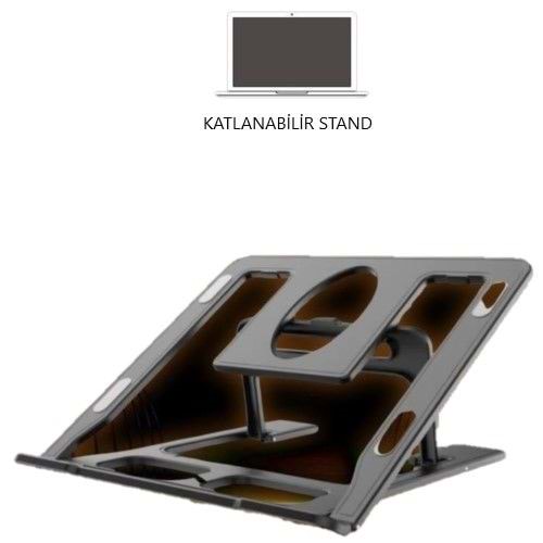 Notebook Standı katlanabilir ayarlanabilir Yükseltici laptop standı