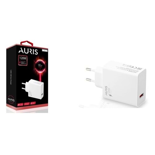 Auris CH37 120W Type-c Saliseli Turbo Şarj Başlığı