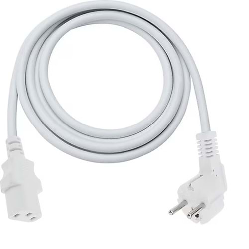 1.5mt. Gold 0.75mm Ekstra Kalın Beyaz Renk Kasa Power Kablo Poşetsiz