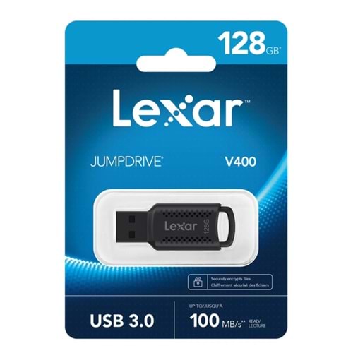 Lexar 128 GB JumpDrive V400 Hızlı Veri Aktarımı ile 100 MB/s Depolama Alanı USB 3.0 Usb Flash Bellek