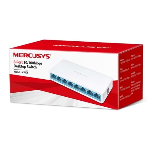 Mercusys 8 Port 10/100 Mbps Switch