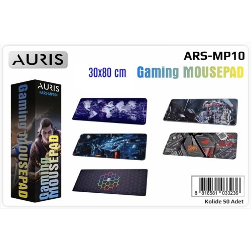 Auris Kaymaz Tabanlı Desenli 30x80 Oyuncu Mouse pad