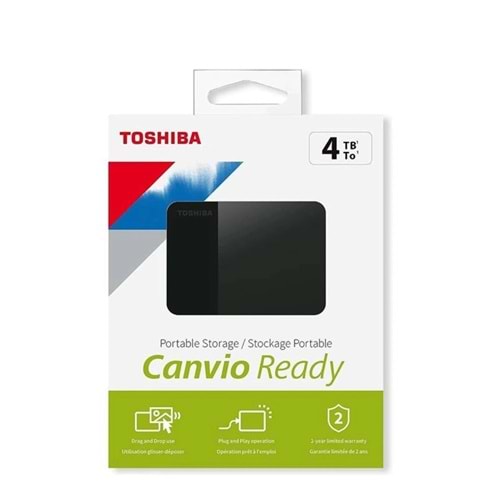Toshiba 4TB HDTP340EK3CA Canvio Ready 2.5