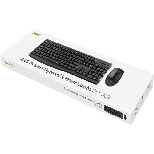 Acer Siyah 2.4G Kablosuz Klavye+Mouse Set