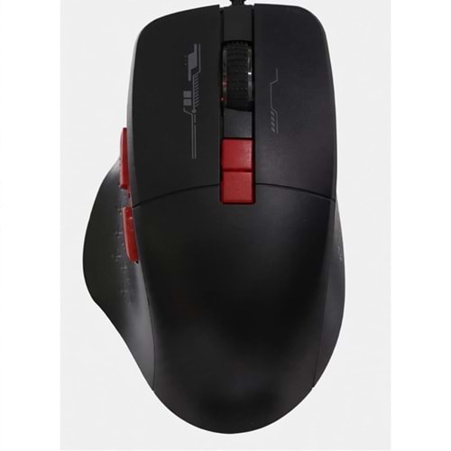 GM150 7D Işıklı 3200 DPI Usb Kablolu Siyah Gaming Oyuncu Mouse